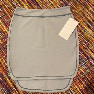 NWT LULULEMON City Skirt w/Side Slits-Green Size 4